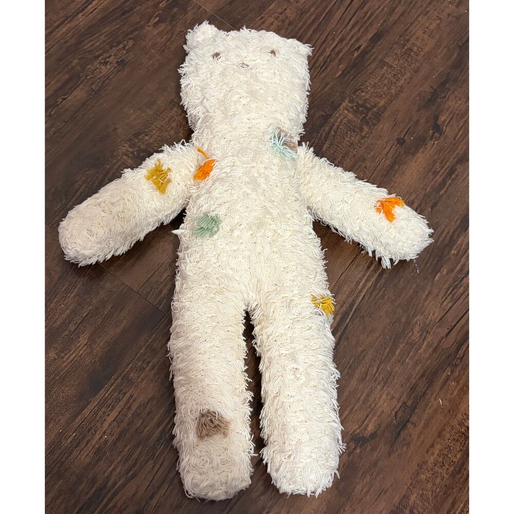 Blabla Nou Nou The Fuzzy Bear Plush Stuffed Animal Shaggy Hand Embroidered Doll